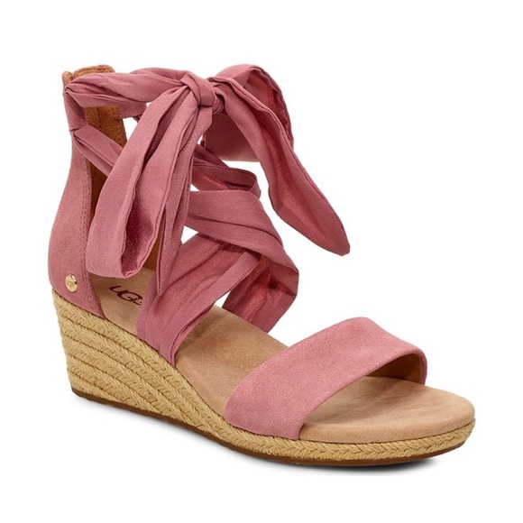 NWT UGG Trina Wedge Pink Dawn Women’s Sz.7.5 - Picture 3 of 12